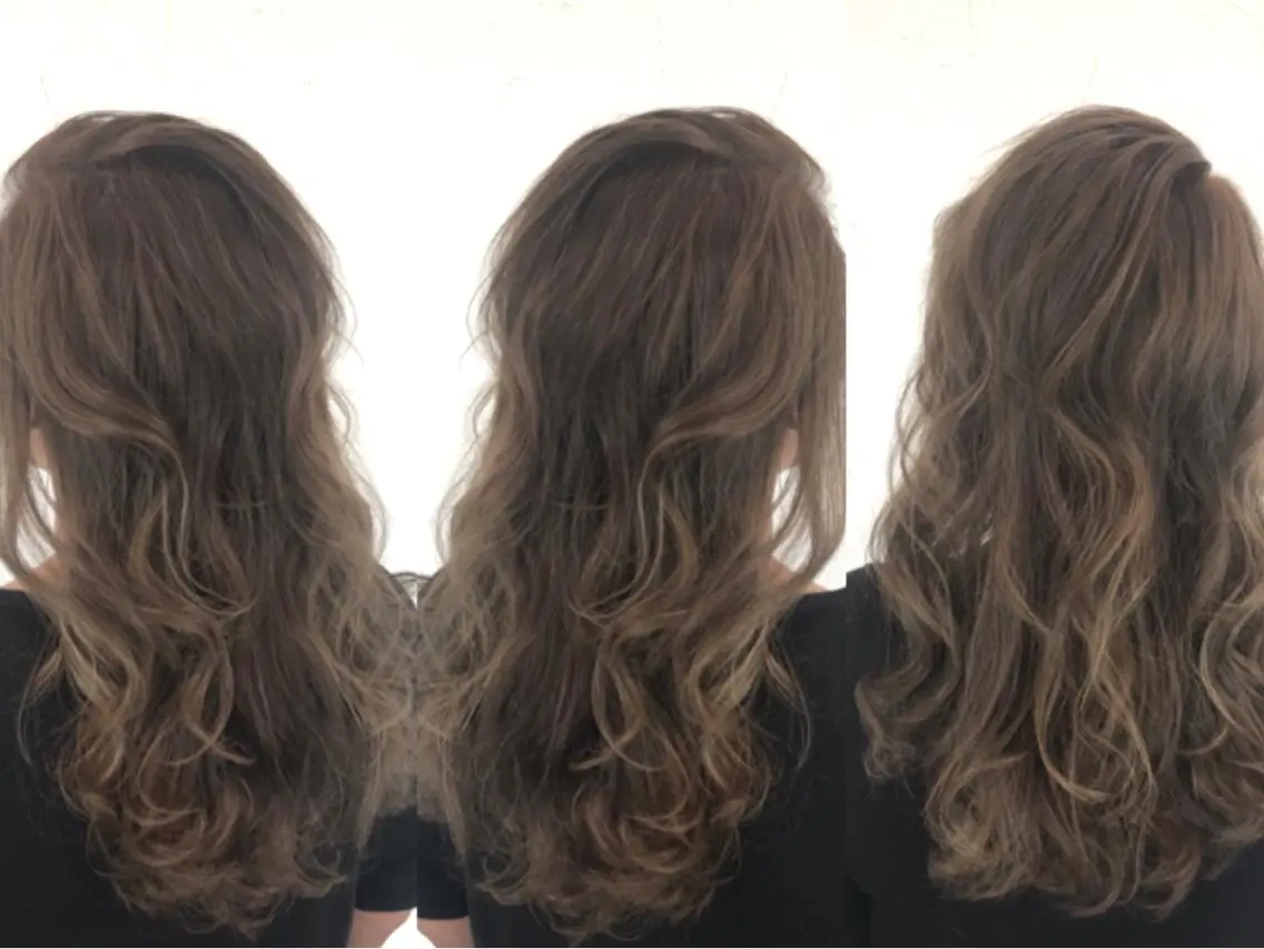 ロング カラー パーマ ヘアアレンジ メンズ キッズ ネイル マツエク・マツパ 豊橋美容院 ソンリエのヘアスタイル