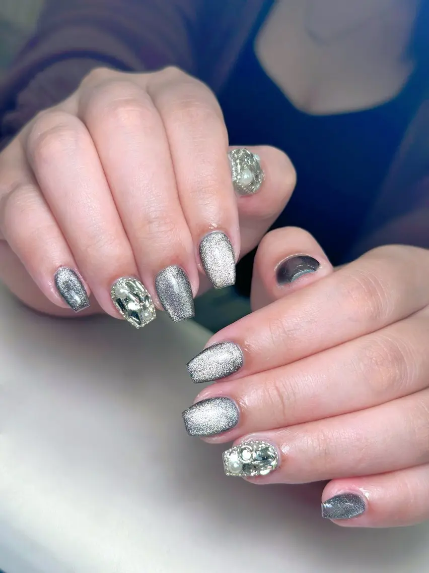 ネイル アニマル柄 ブラウン フットネイル フレンチネイル 韓国ネイル Lisa Nail Salonのネイルデザイン