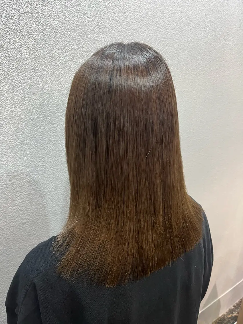 縮毛矯正 トリートメント 透明感カラー/パーマ 🌀アオノのヘアスタイル