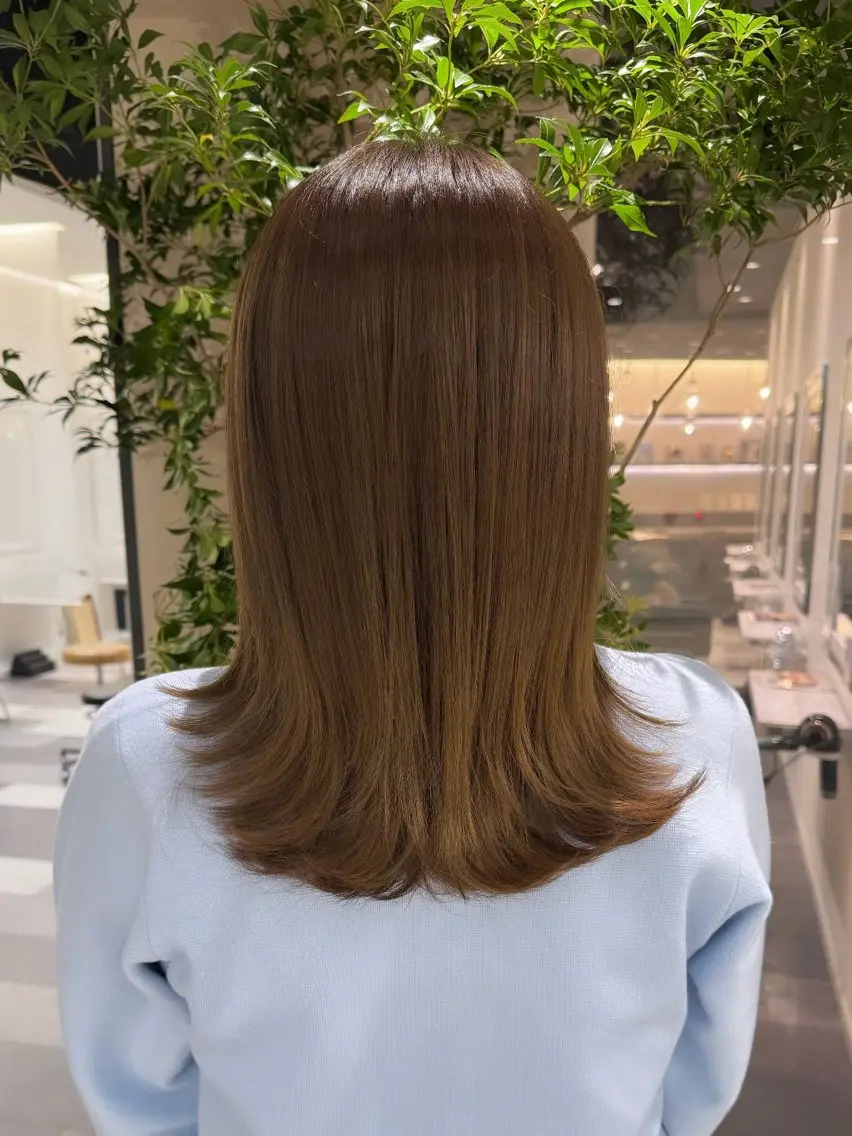 セミロング 安藤 航佑のヘアスタイル