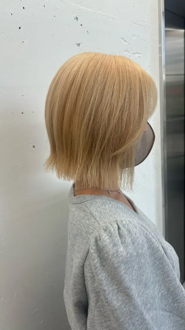 🧴【ケアブリーチ+全体カラー+カット+シャンプーブロー】🧴🥇アニメカラーにもオススメ🏆の写真