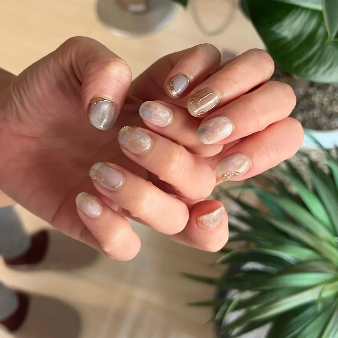 ネイル ニュアンスネイル ハンドネイル Imyme mine Rioのネイルデザイン