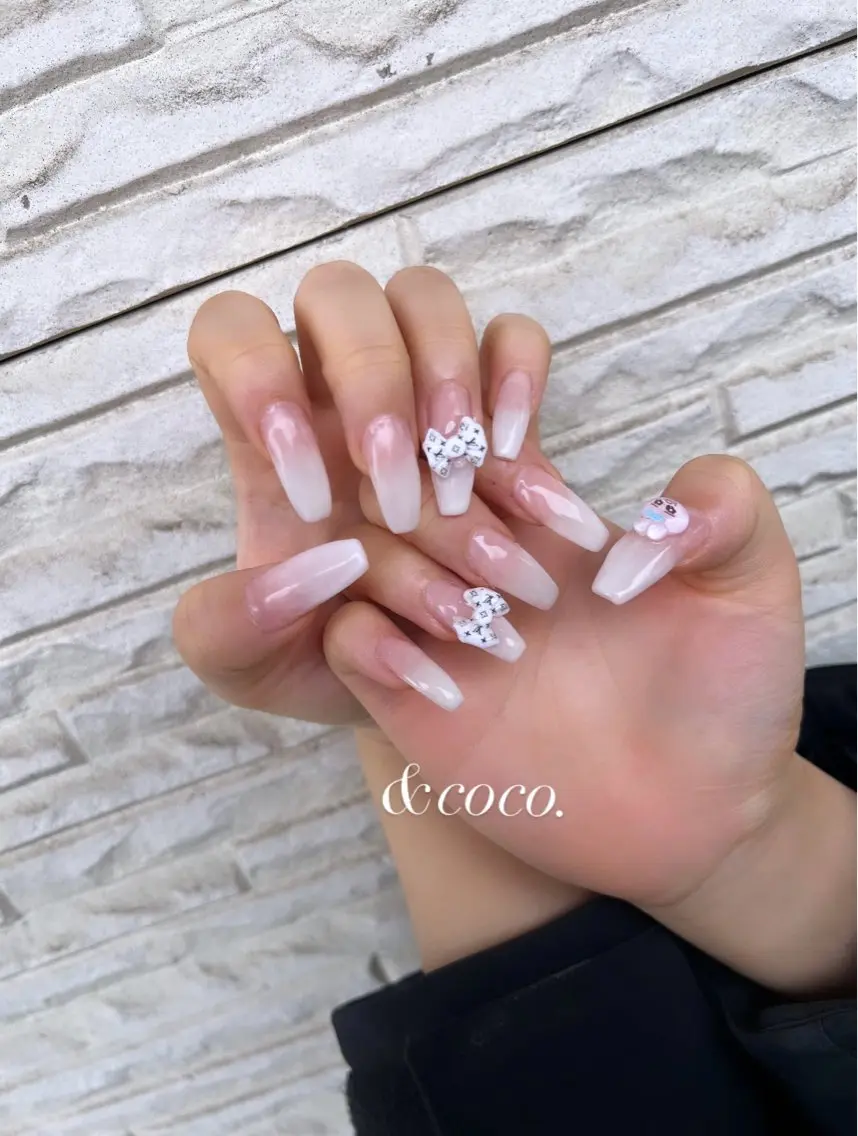 ネイル 長さ出し ＆ coco.のネイルデザイン