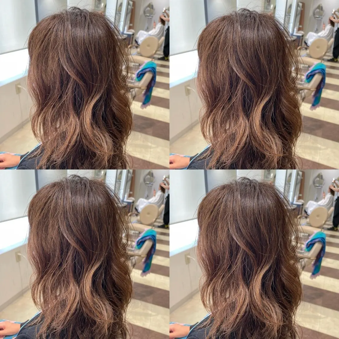 セミロング カラー パーマ ✨ギャップNO1✨ 工藤大輔のヘアスタイル