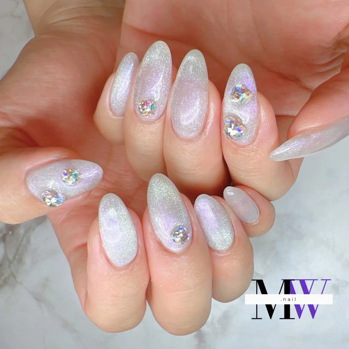 ネイル マグネットネイル ハンドネイル MW .nailのネイルデザイン