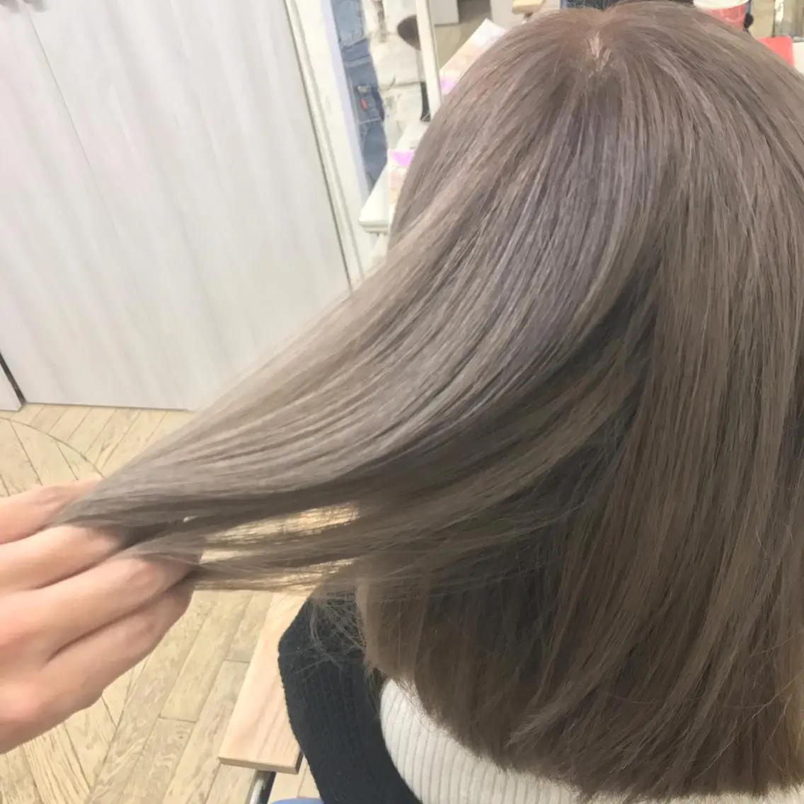 ミディアム カラー トリートメント カット トリートメント 松井 敬太郎のヘアスタイル