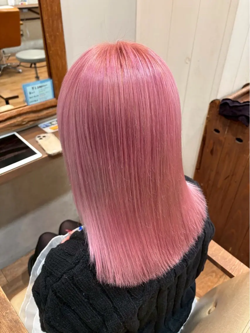 カラー ヘアカラー きむら なみか🪐のヘアスタイル