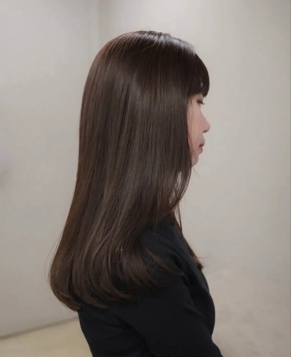 セミロング カラー y0uta無料 カラーモデル募集🪡のヘアスタイル