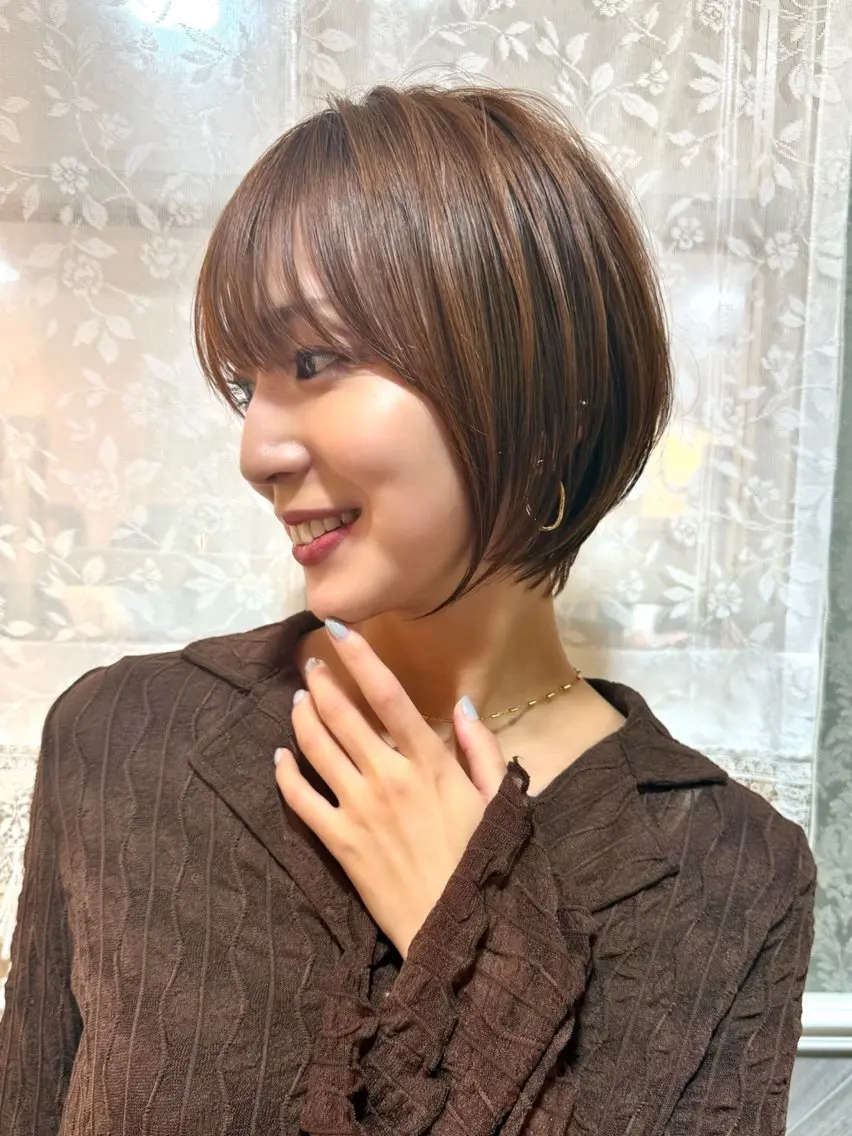 ショート カット ヘアカラー トリートメント 大人美人ショート 杉浦主馬のヘアスタイル