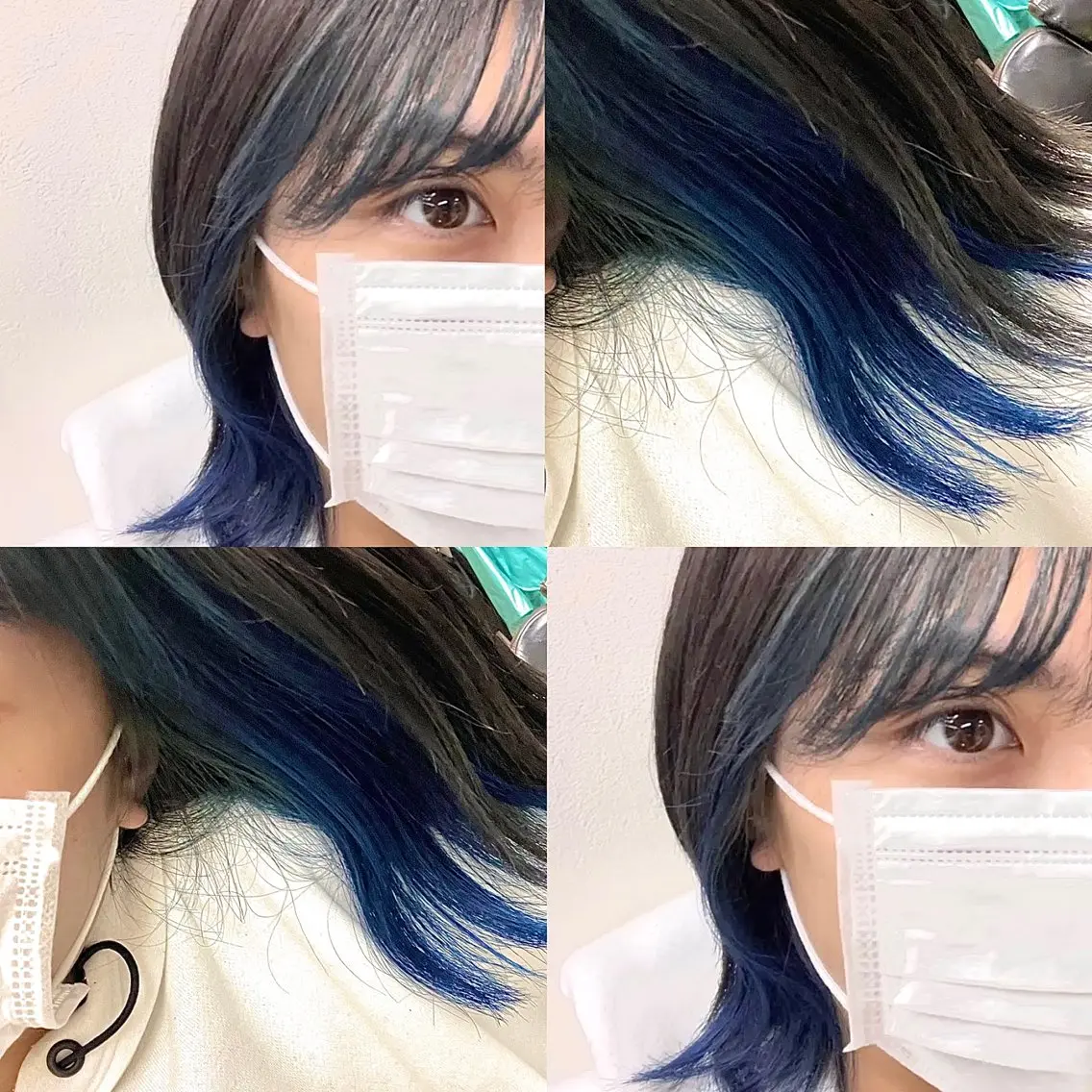 カラー ブリーチ ブルーカラー Dream30 miyuのヘアスタイル