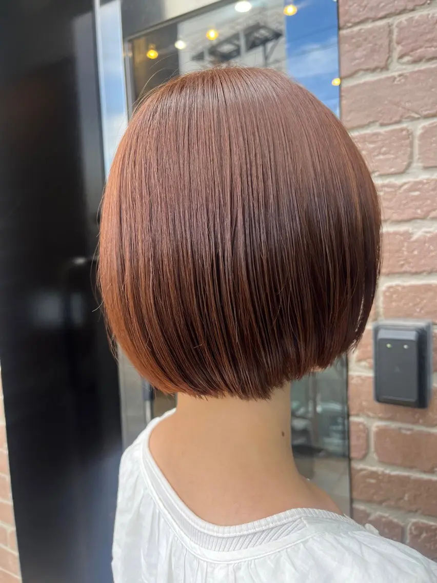 ショート カラー ヘッドスパ 久木原 ゆりのヘアスタイル