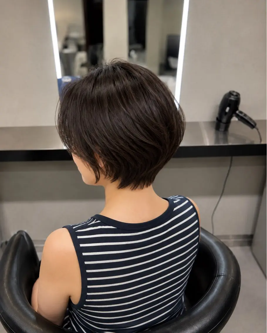 ミディアム カラー ブラウンカラー トリートメント 🌈ウルトワ水素 髪質改善naru🌈のヘアスタイル