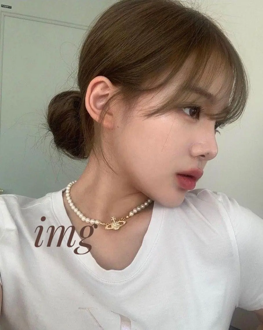 ♡ 韓国風顔周りカット + カラー + トリートメント♡の写真