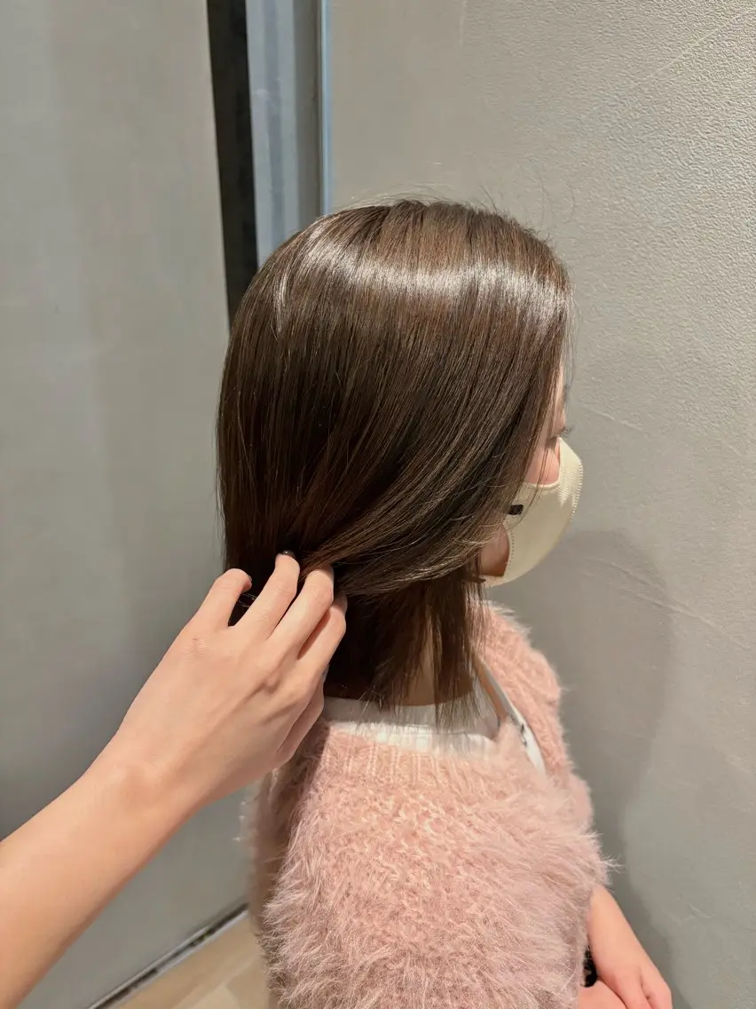 【ダメージは極力したくないけど明るくしたい方‼️】ブリーチなしダブルカラー*.+゚の写真