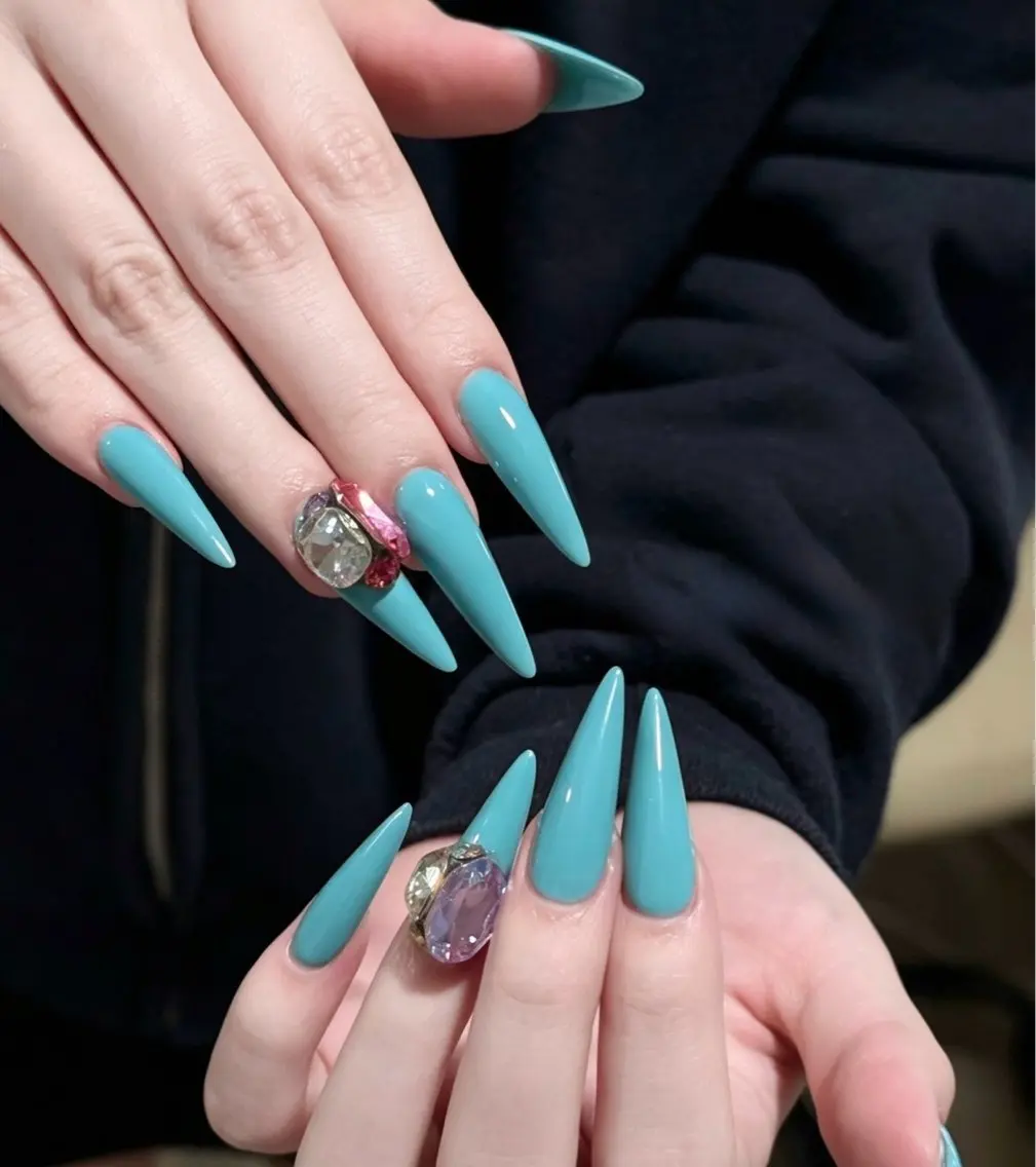 ネイル ハンドネイル Green Nail 💚Gのネイルデザイン