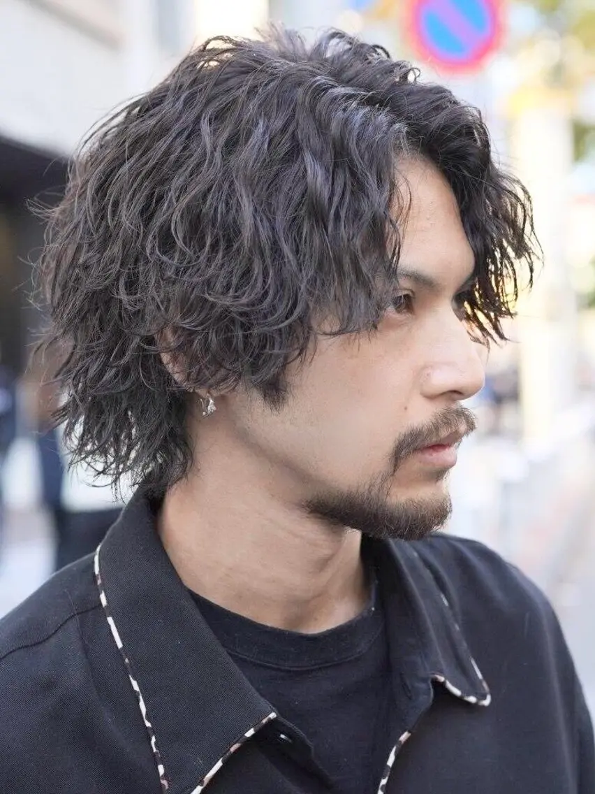 パーマ メンズ カット パーマ トリートメント fifth 髙橋 結羽のヘアスタイル