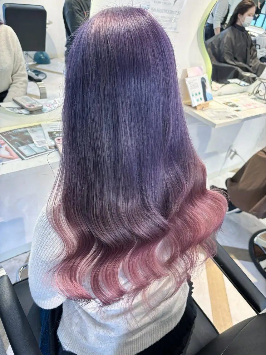 (ミニモ学割)🌸学生様限定🌸ブリーチカラー+デザインカット1stepトリートメント※必ず詳細をご覧下さい!の写真
