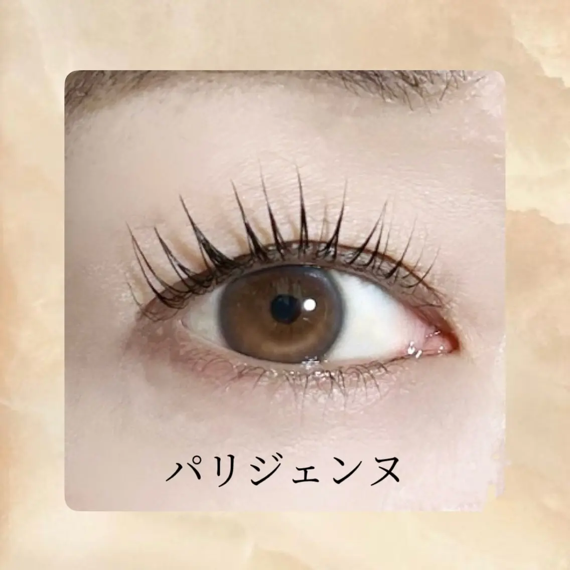 まつげパーマ🌟立ち上げx微カール】パリジェンヌ ¥3,490の写真