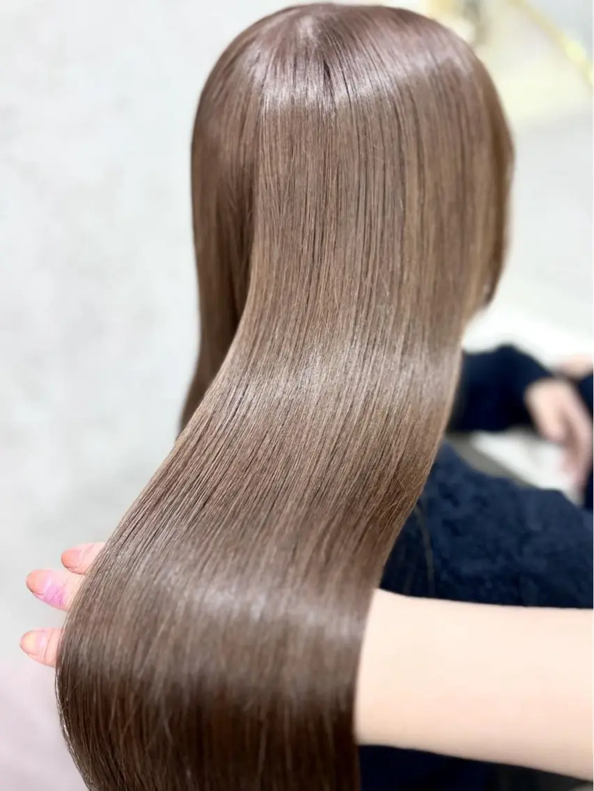 セミロング ヘアカラー トリートメント 🫧神田桃歌🫧 赤羽/ワンカラー🦋のヘアスタイル
