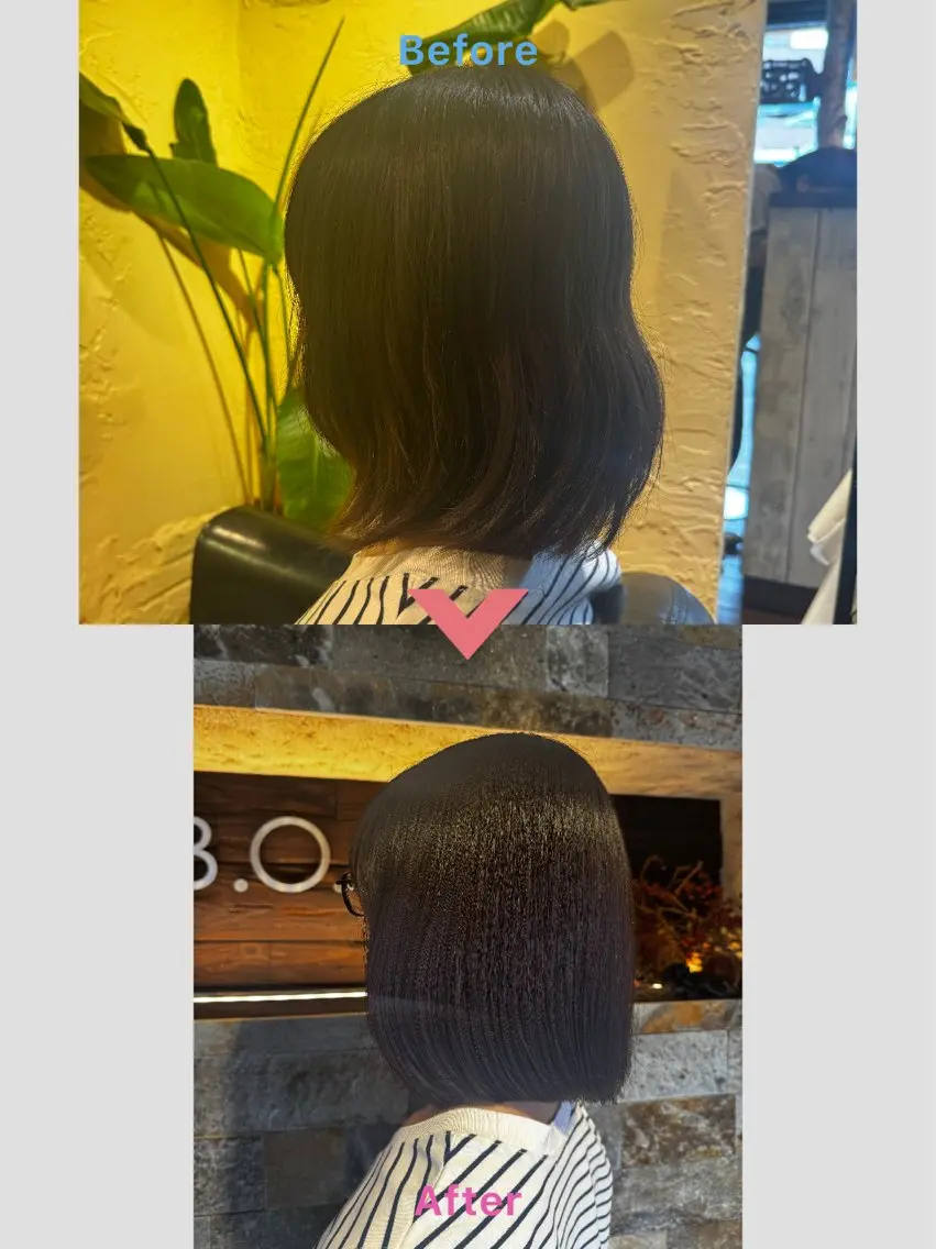 ミディアム SHO ✂︎のヘアスタイル