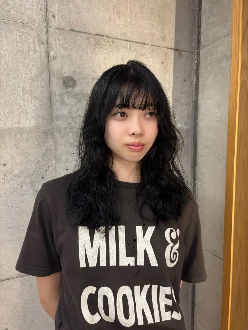 ロング パーマ ロング ako🎀 横浜/カットのヘアスタイル