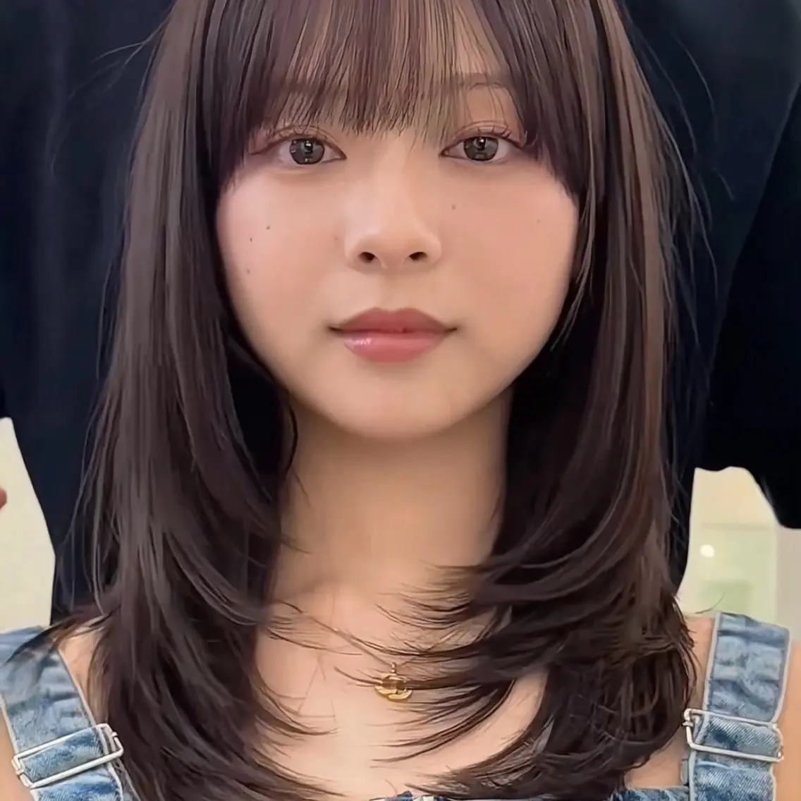 ロング カラー レイヤーカット シャギー レイヤー🐑髪質改善 顔周りカット/みきとのヘアスタイル