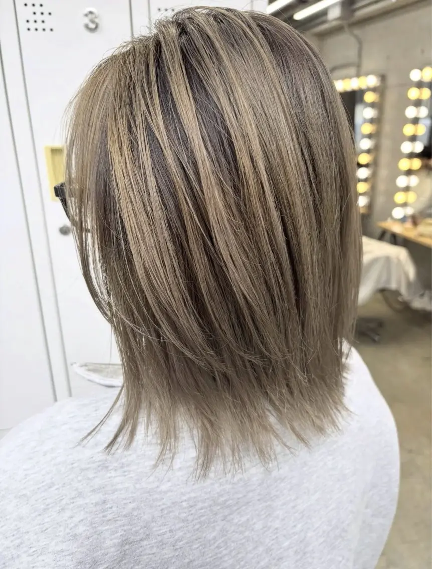 ミディアム 🍀デザインカラー 🍀齋藤　翔龍のヘアスタイル