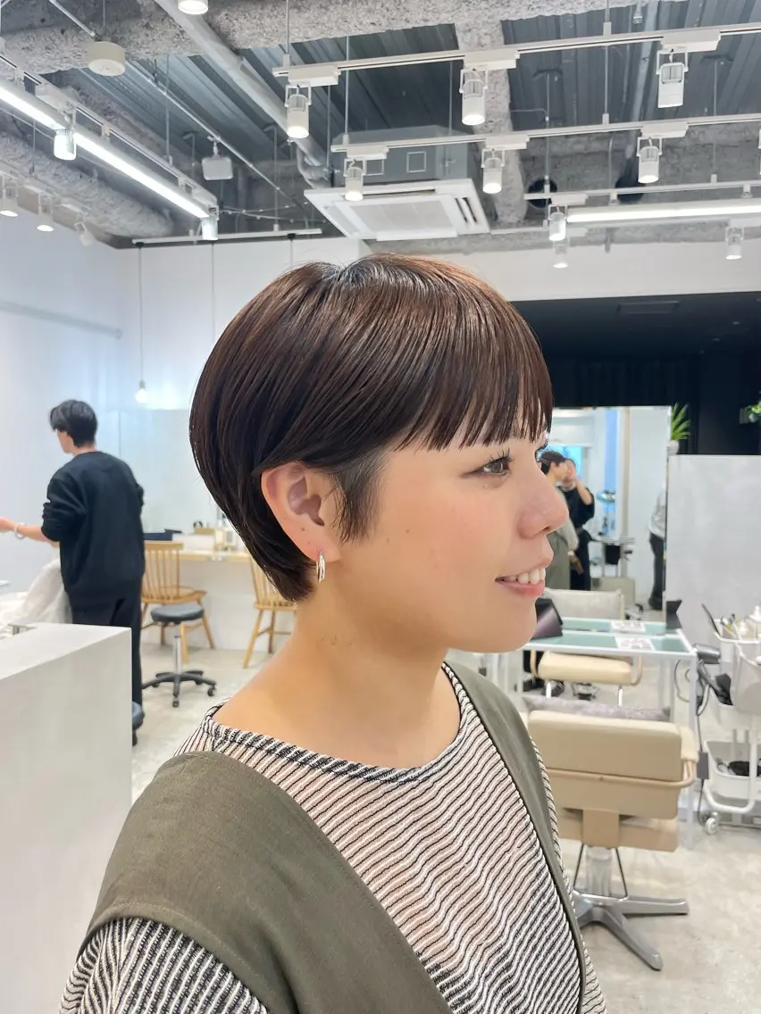ショート 似合わせカット ショートヘア 表参道レイヤーカット 髪質改善山岸季生のヘアスタイル
