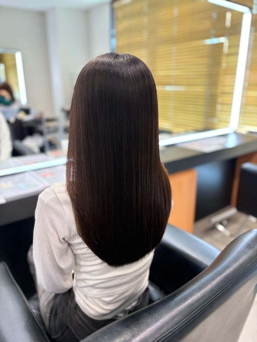 セミロング 髪質改善 髪質改善・水素カラー ARIA(ému)のヘアスタイル