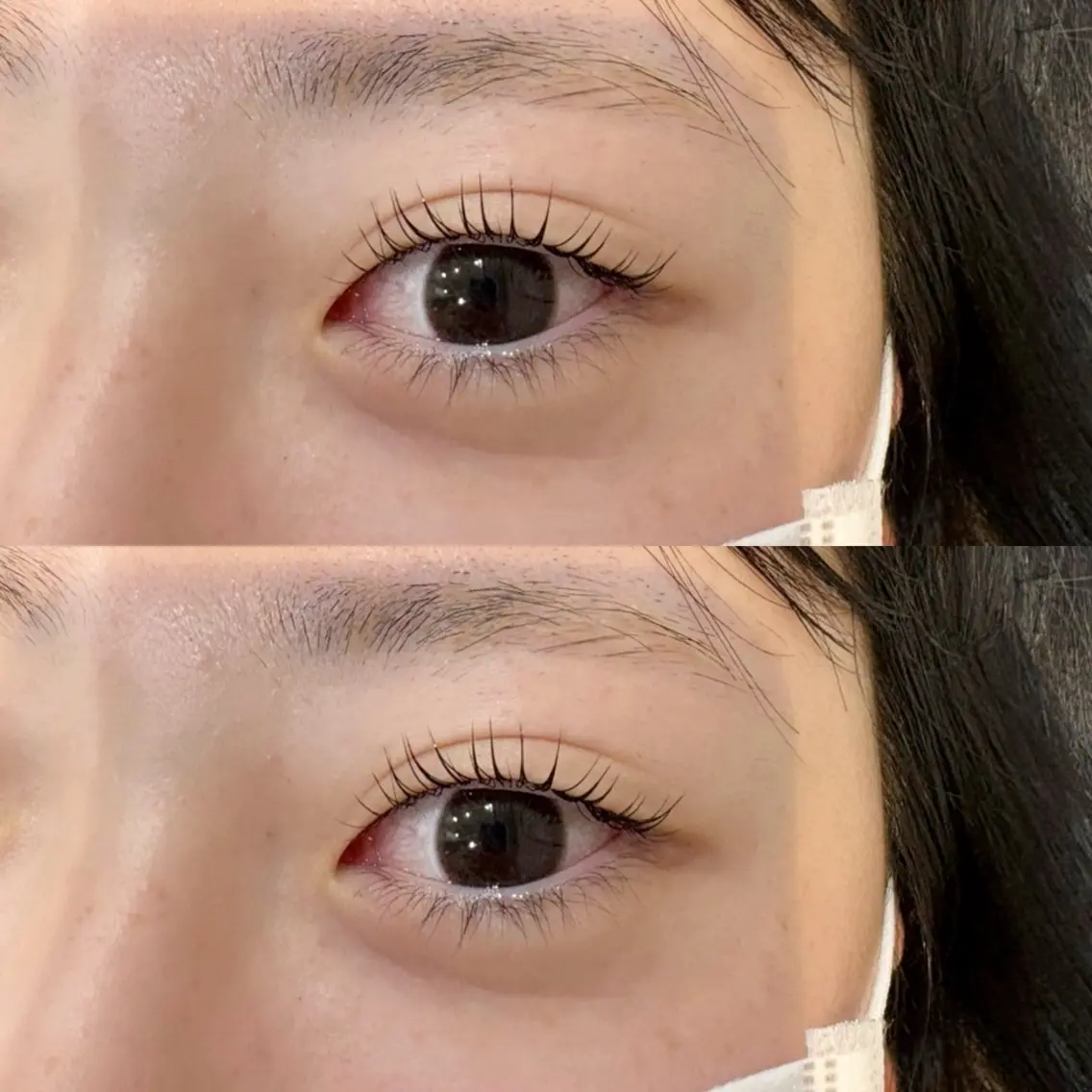 👀上下まつげパーマ✨🌈の写真