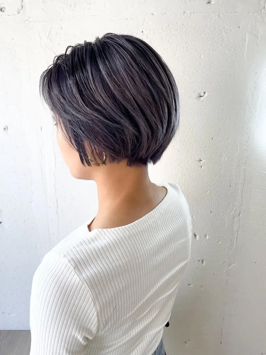 ショート ヘアカラー トリートメント ショート✨ボブ✨代表 新田見美仁のヘアスタイル