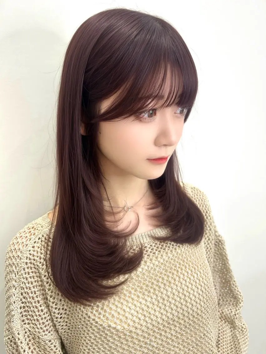 【💎人気No.2🥈💎】アイドル顔まわり🎶➕透明感カラー💛➕美髪うる艶プレミアムトリートメント✨の写真