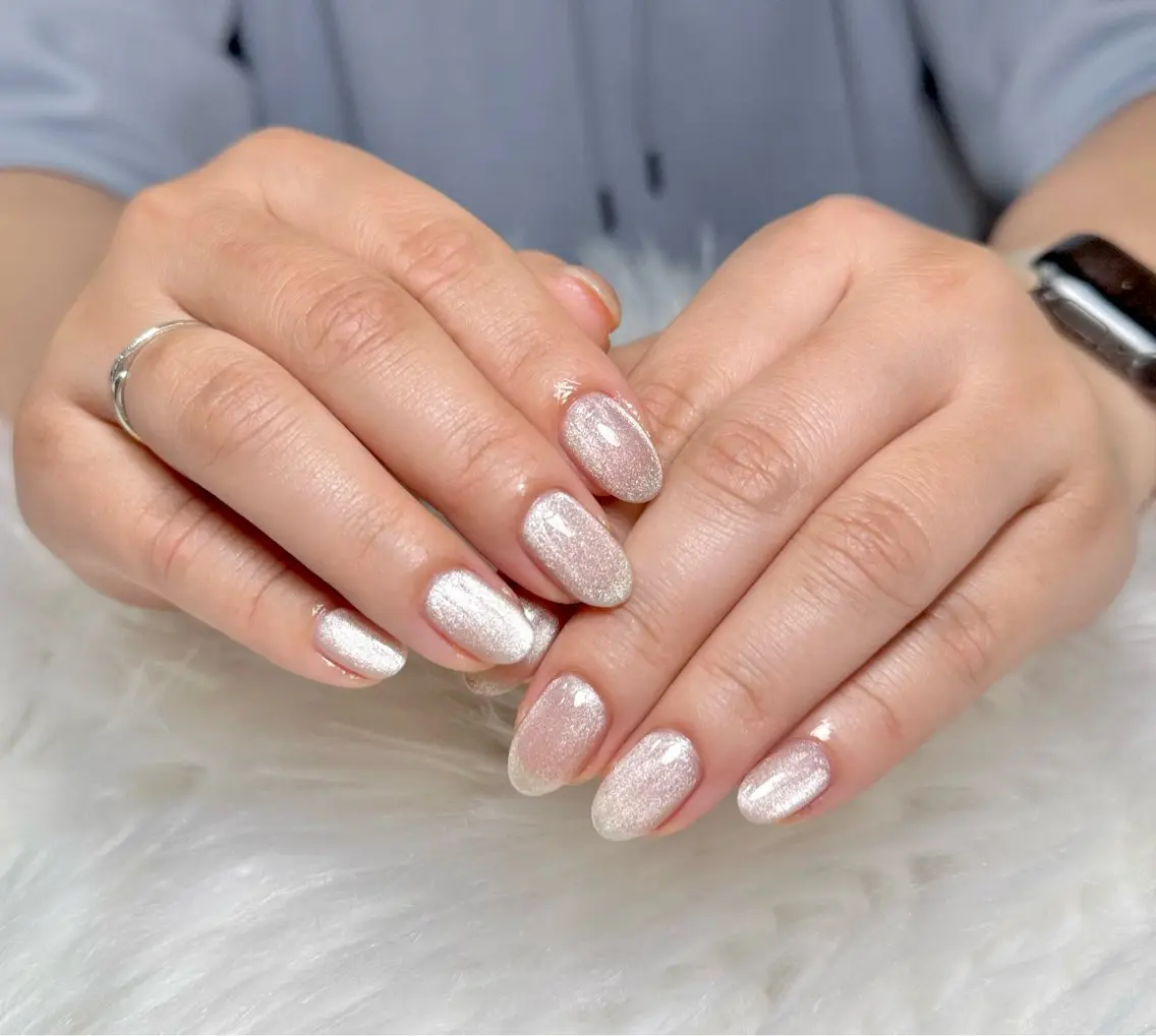 ネイル オーロラネイル チークネイル フットネイル フレンチネイル ジェルネイル Nichi Nailsのネイルデザイン