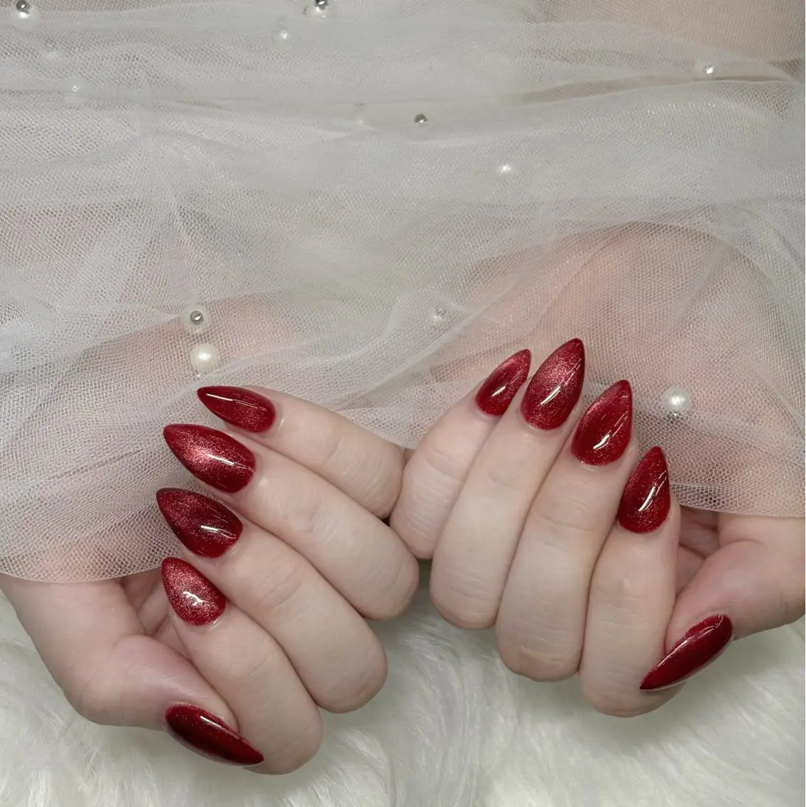 ネイル 韓国ネイル マグネットネイル 持ち込み ハンドネイル Mimi Nail_Royalのネイルデザイン