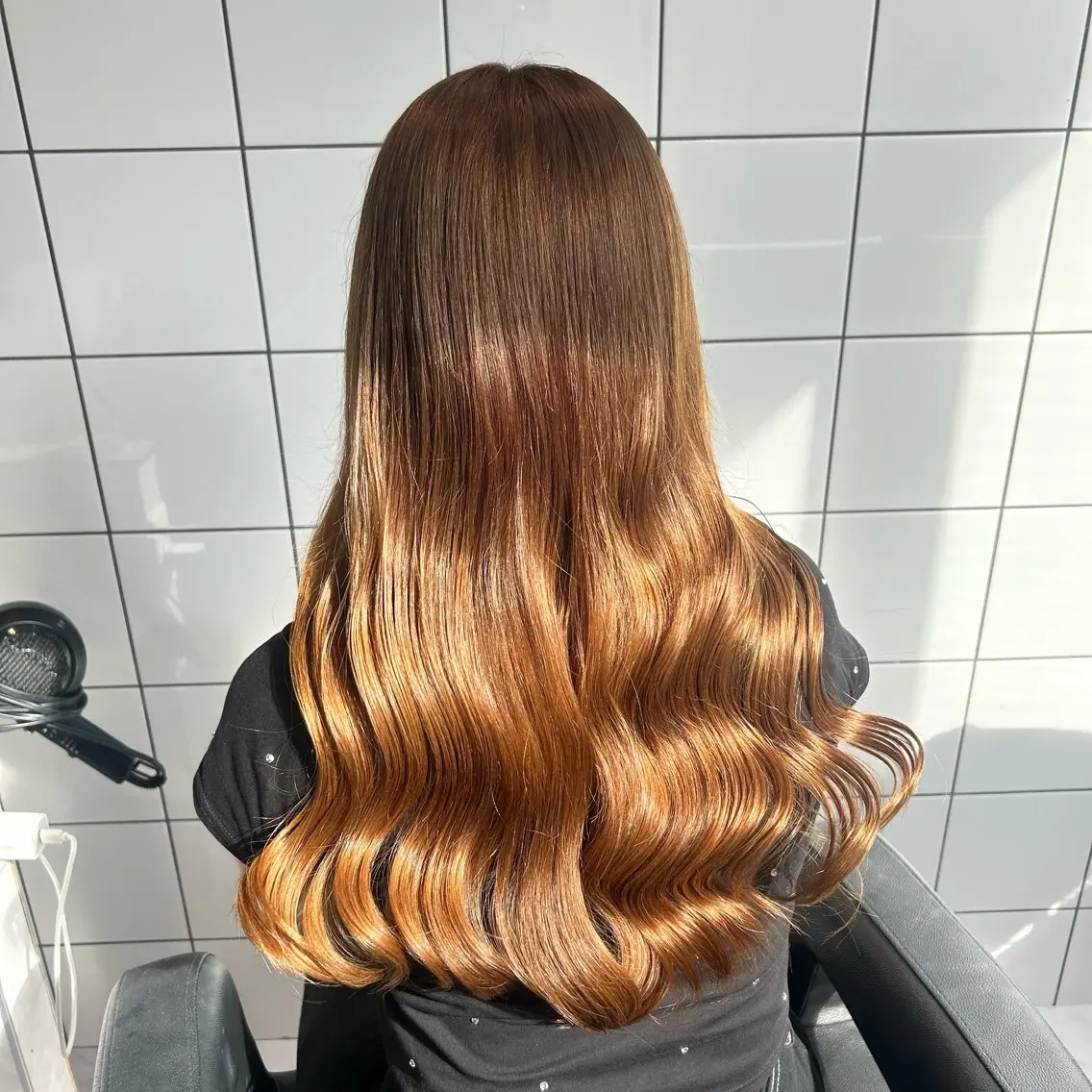 ロング カラー ヘアカラー トリートメント 表参道/透明感カラー /暗髪/ジュキヤのヘアスタイル