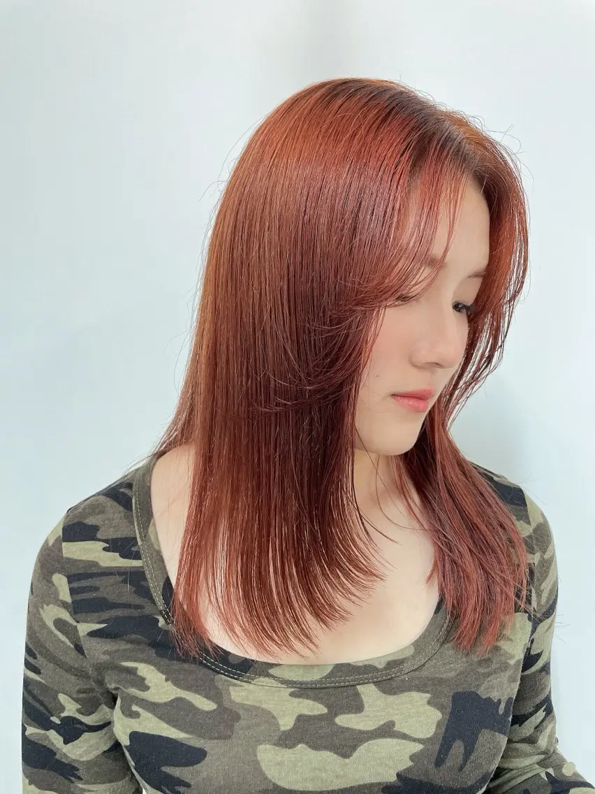 ミディアム ナギ『kii』 福岡美容室🇰🇷のヘアスタイル