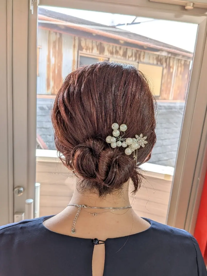 ミディアム ヘアアレンジ ヘアセット 🍀【脱芋】 tomoha🍀のヘアスタイル