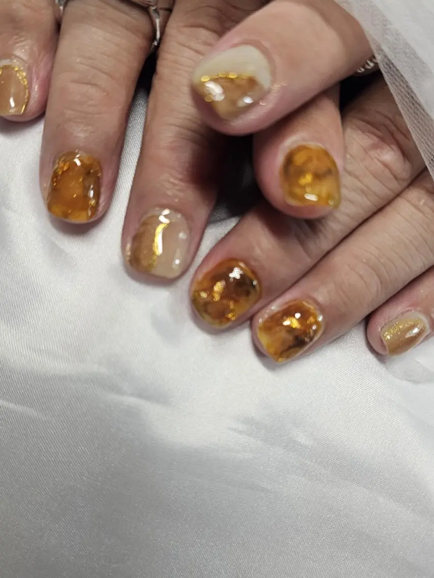 ネイル べっ甲ネイル Viva Nail 堺区自宅ネイルサロンのネイルデザイン