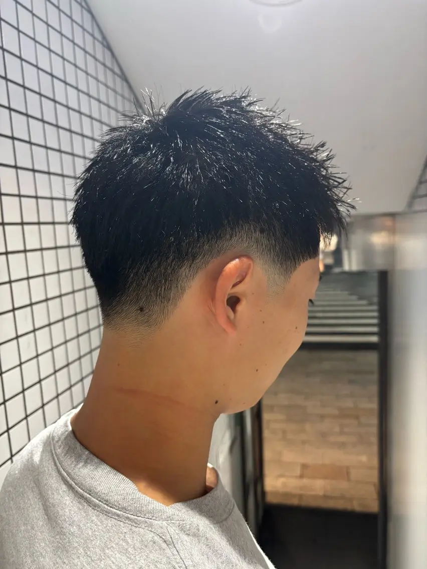 ショート メンズ フェードカット スキンフェード 刈り上げ ショートヘア 村上ひかり /メンズモデル募集のヘアスタイル
