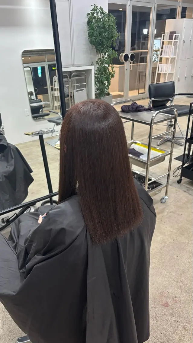 カラー 大和⚜️ナチュラル 艶カラー/高崎のヘアスタイル