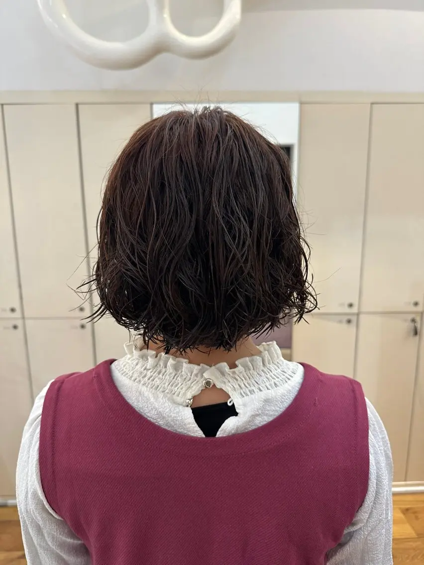 パーマ ボブ メンズ特化/ 安藤太一のヘアスタイル