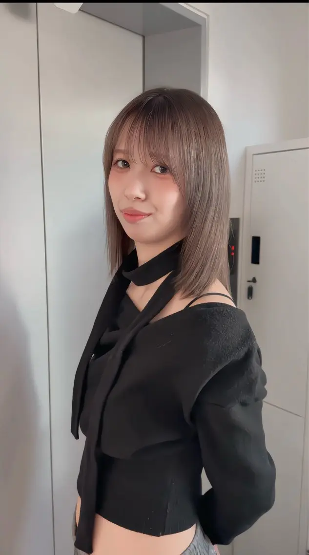 【似合わせカット】韓国風レイヤー+透明感カラーの写真