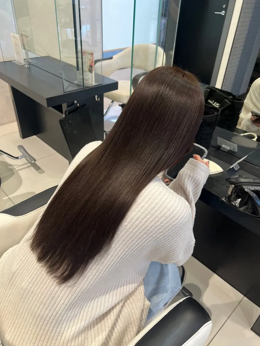 ロング カラー 清水 星奈のヘアスタイル