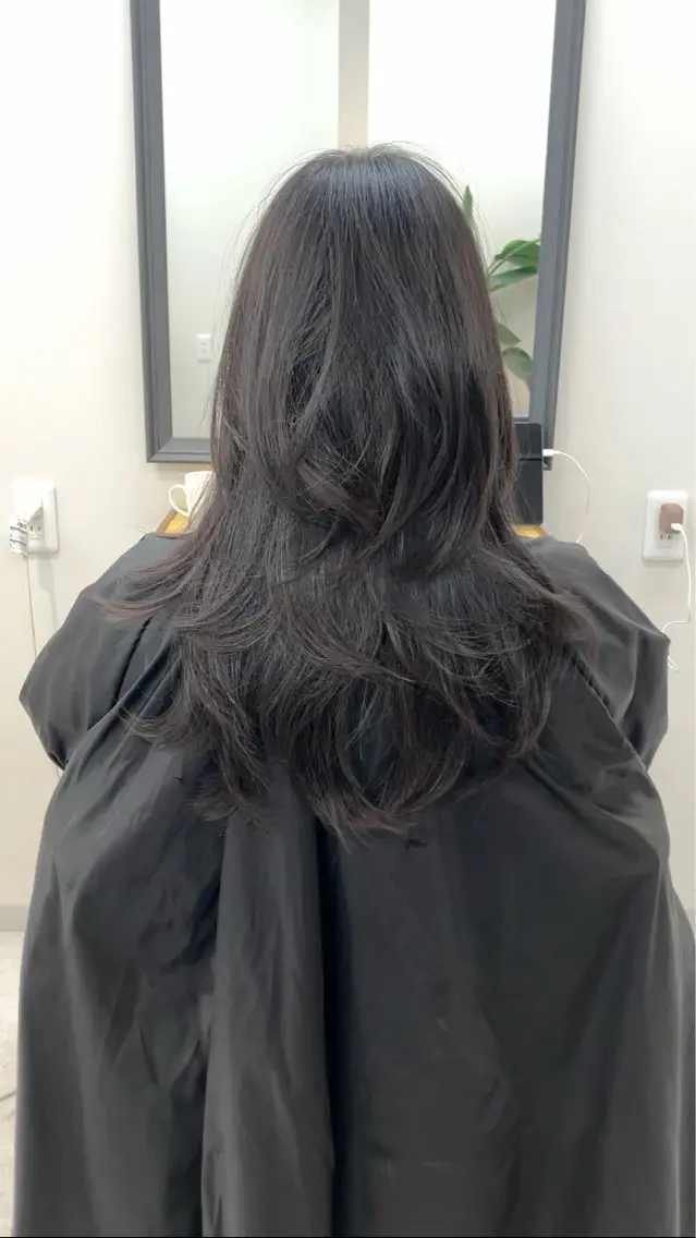 ロング カット ヘアカラー トリートメント NORI ☆のヘアスタイル