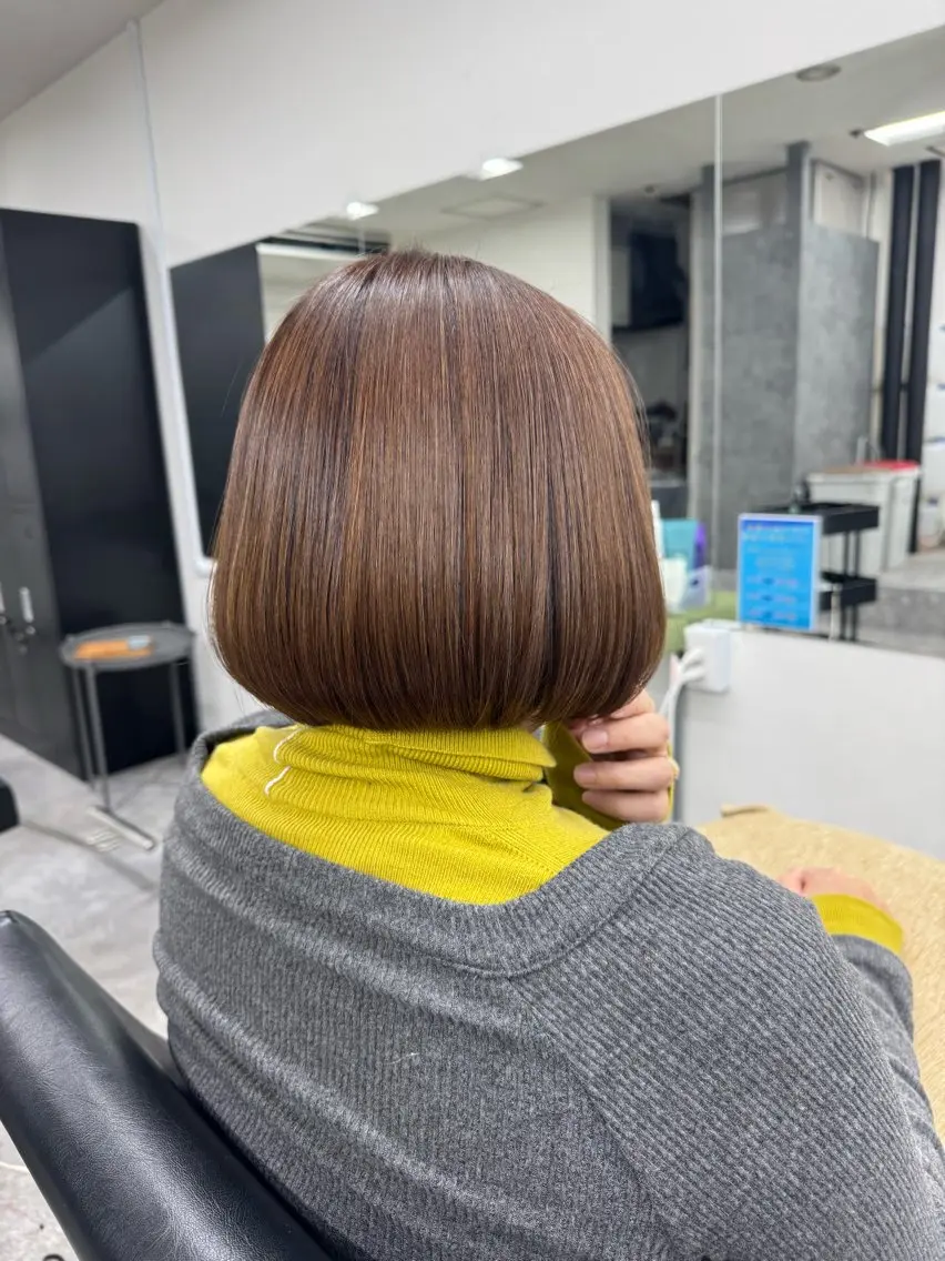 ショート 髪質改善 トリートメント 酸熱トリートメント 髪質改善メニュー 長井 美佐子のヘアスタイル
