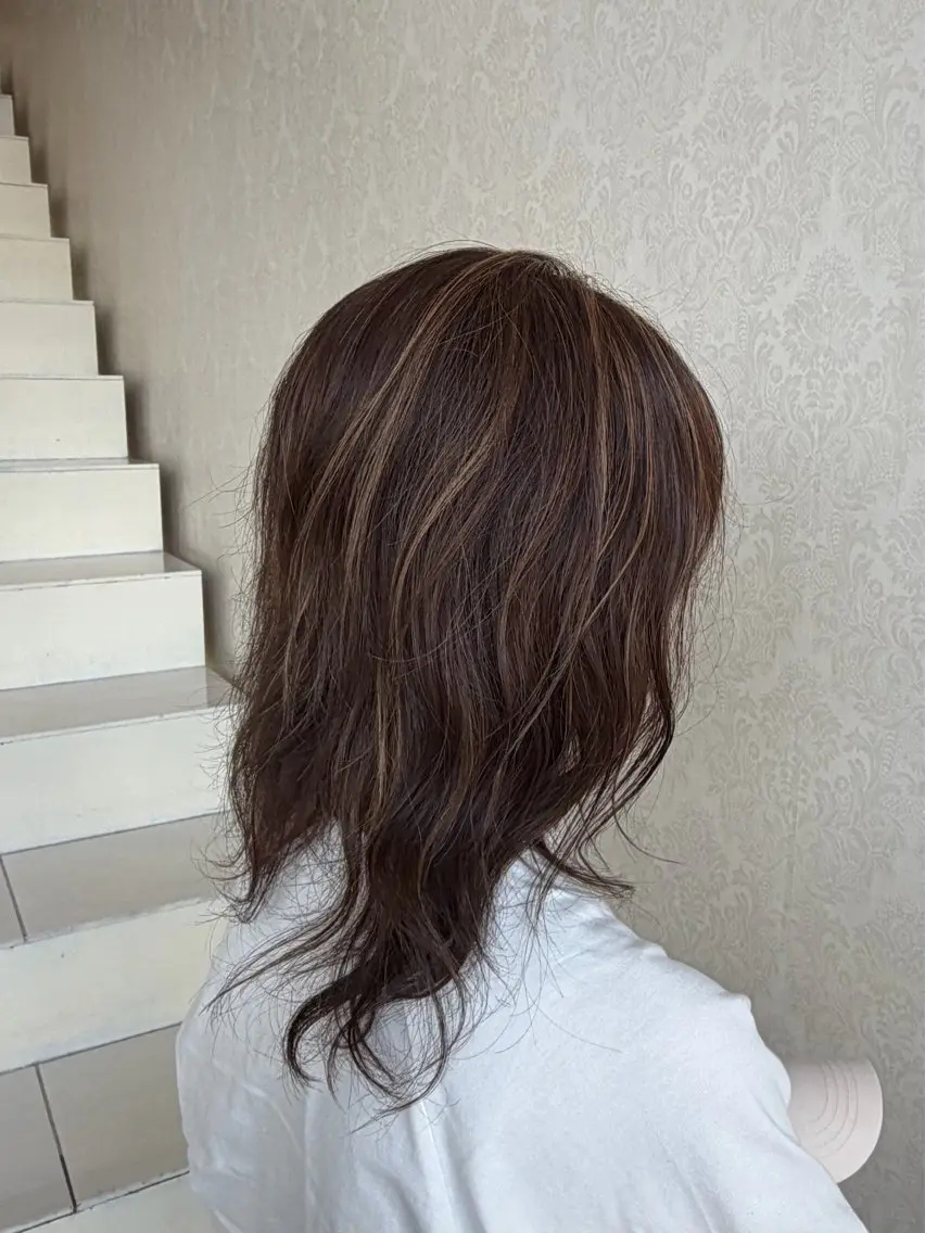 ミディアム カラー カット ヘアカラー トリートメント 【メンズパーマ】野首 京佑のヘアスタイル