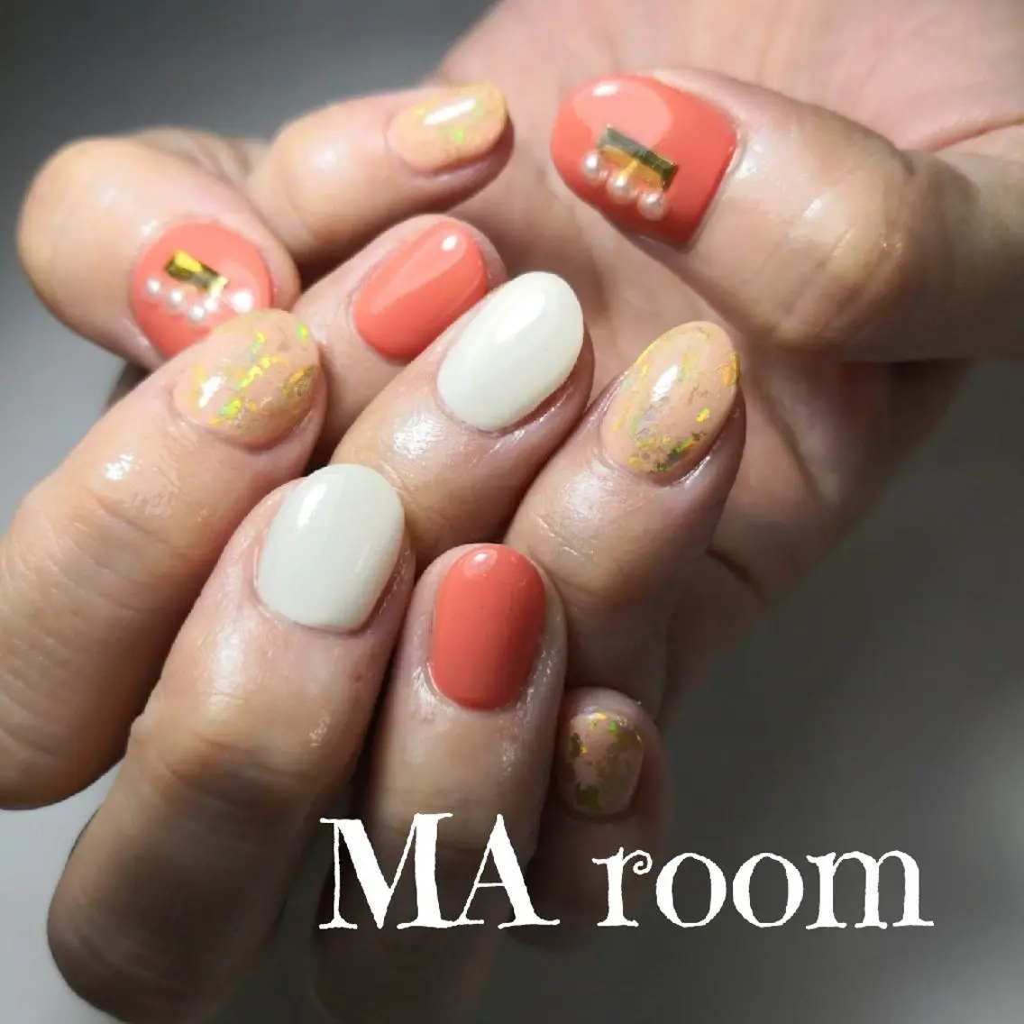 ロング ネイル &MERCI nail maoのネイルデザイン