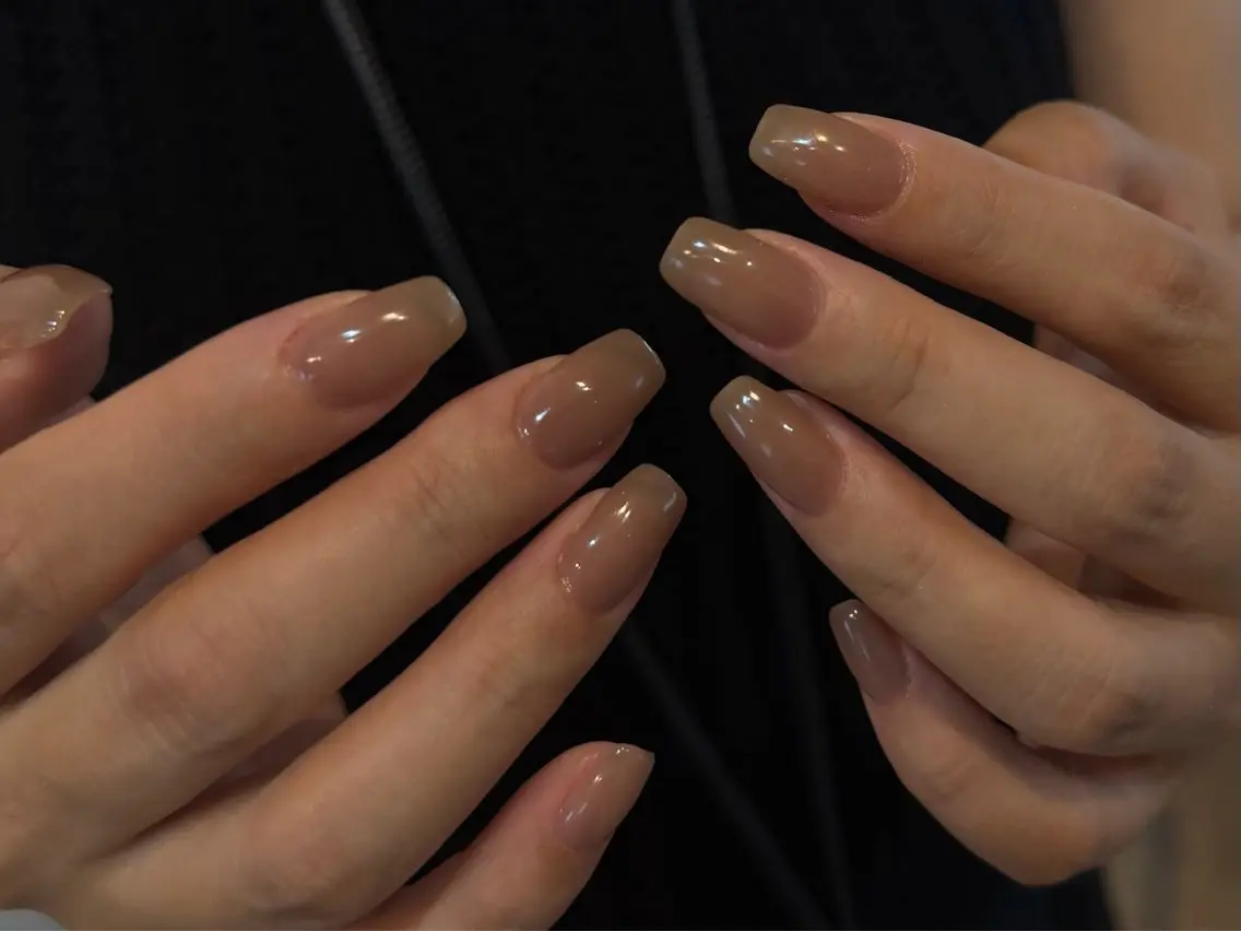 ネイル フレンチネイル マグネットネイル 持ち込み ニュアンスネイル ワンカラーネイル ハンドネイル LINEA.nail Kozueのネイルデザイン