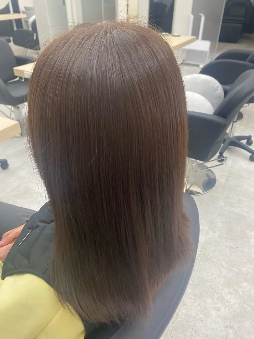 カラー アッシュ ベージュカラー EIGHT札幌 🩷Haruka🩷のヘアスタイル