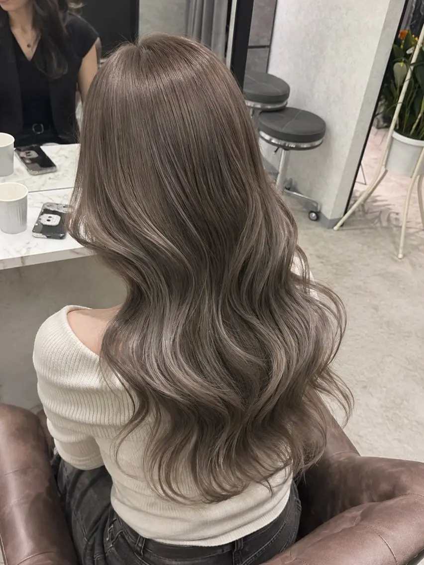 ロング カラー 【盛れhair+ダブ ルカラー】💟まなみのヘアスタイル